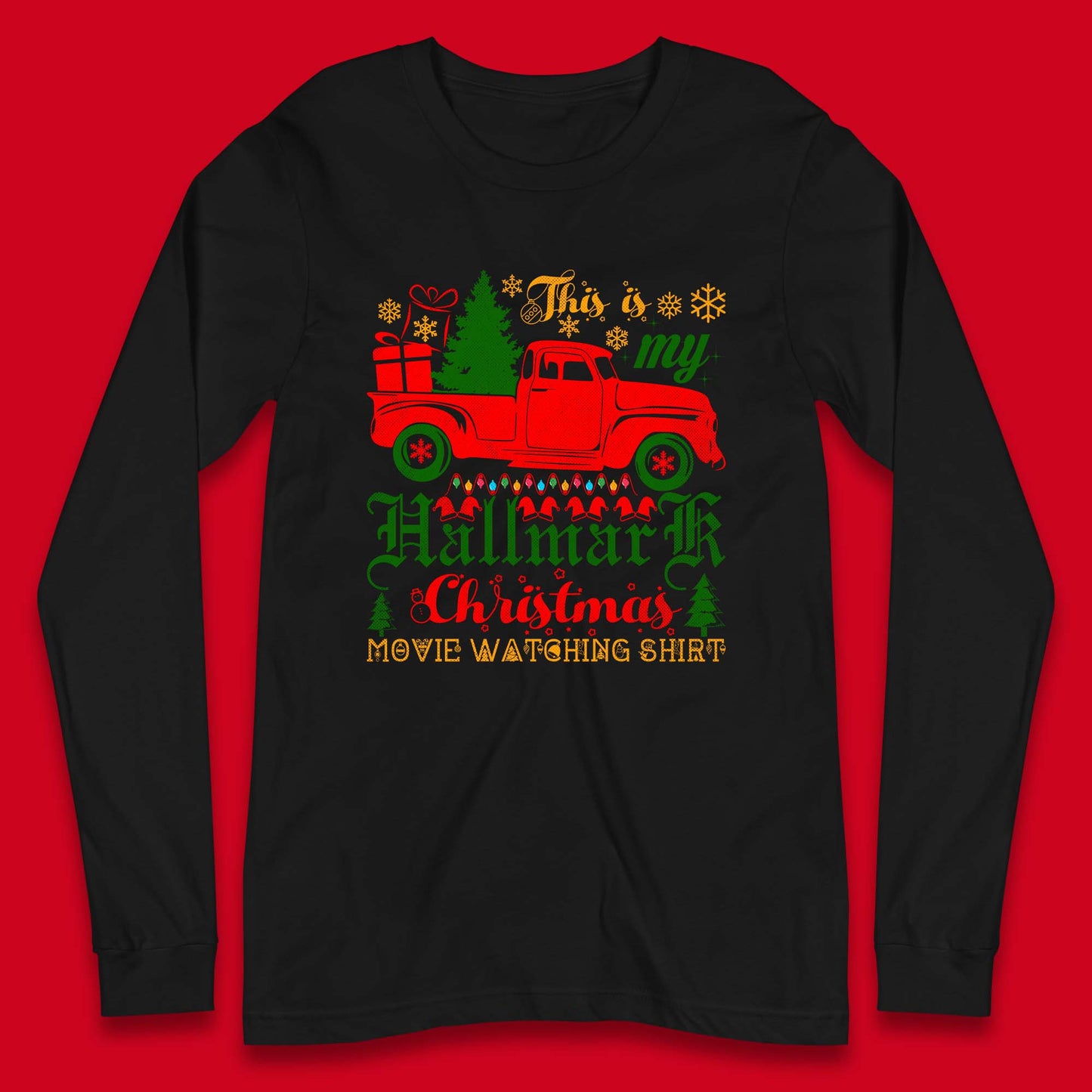 hallmark christmas movie long sleeve t shirt