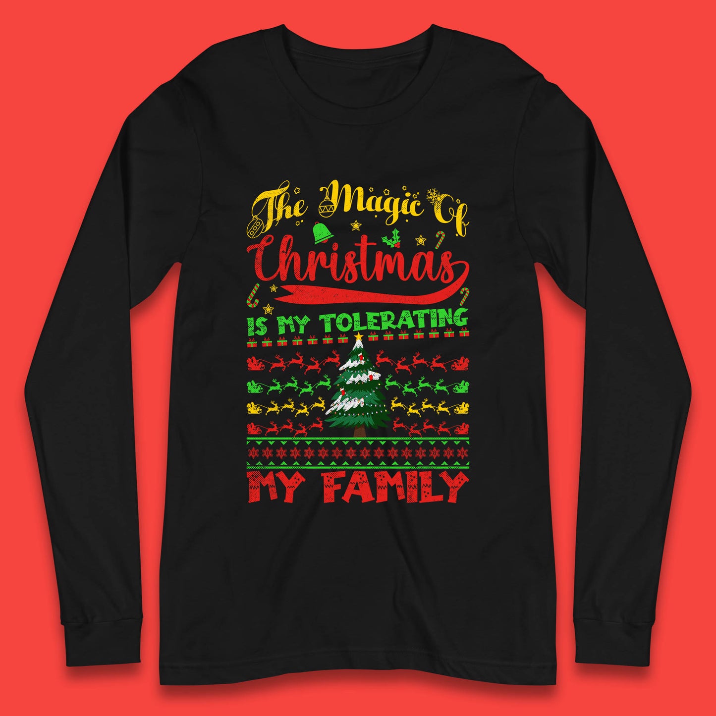 christmas quote long sleeve t shirt