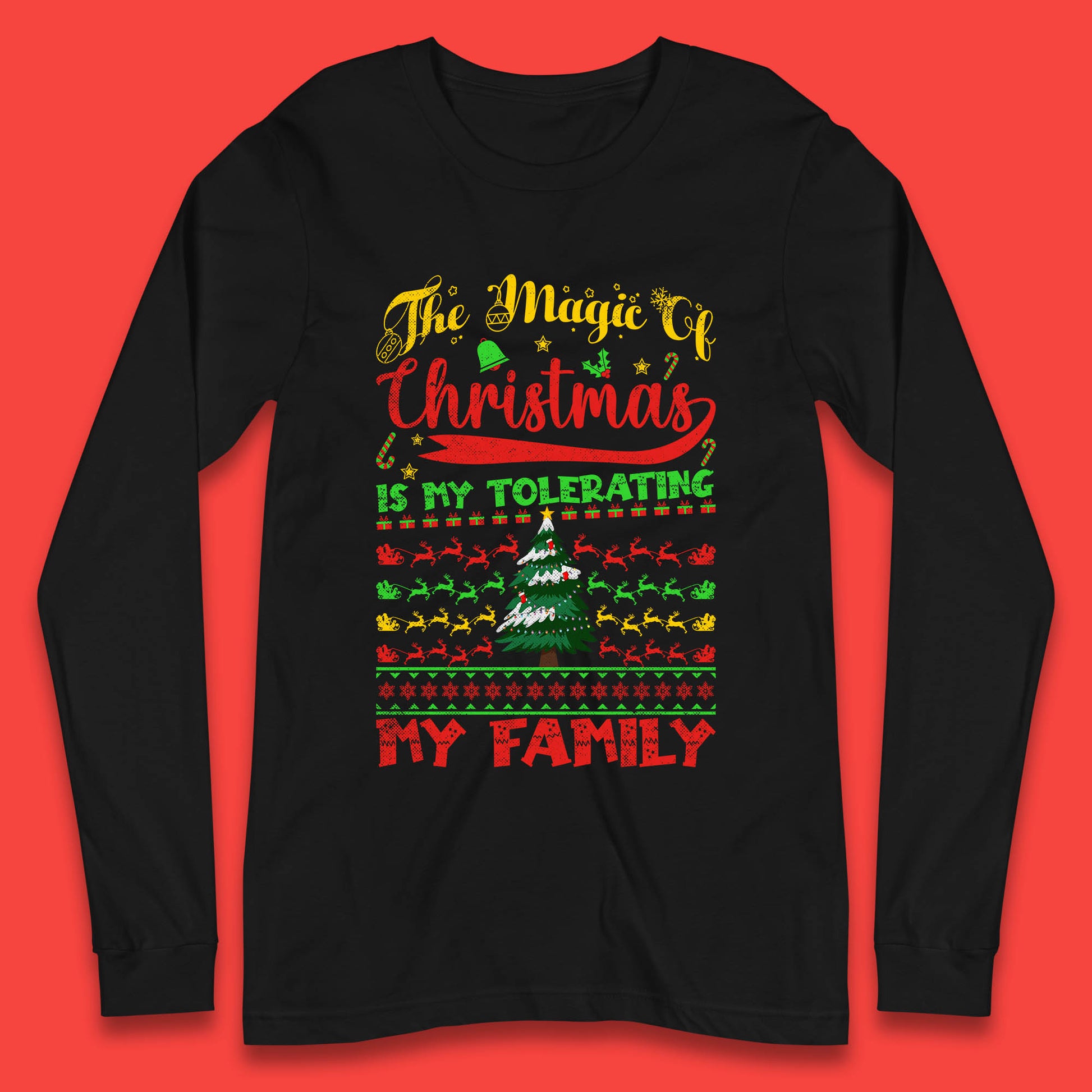 christmas quote long sleeve t shirt