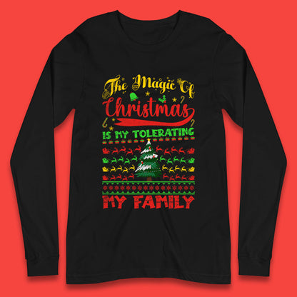 christmas quote long sleeve t shirt