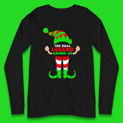 elf costume long sleeve t-shirt