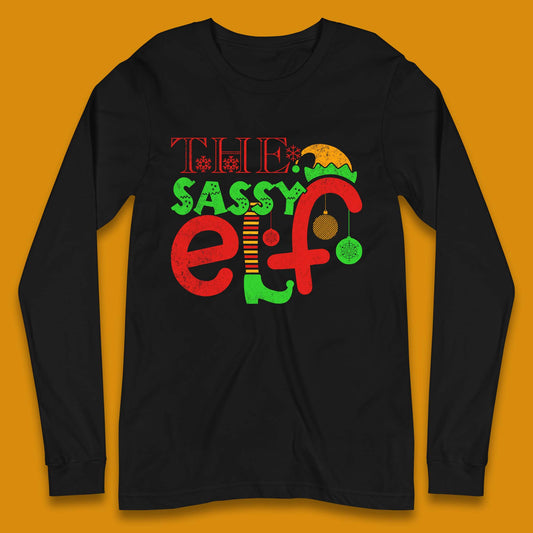 The Sassy Elf Christmas Long Sleeve T-Shirt
