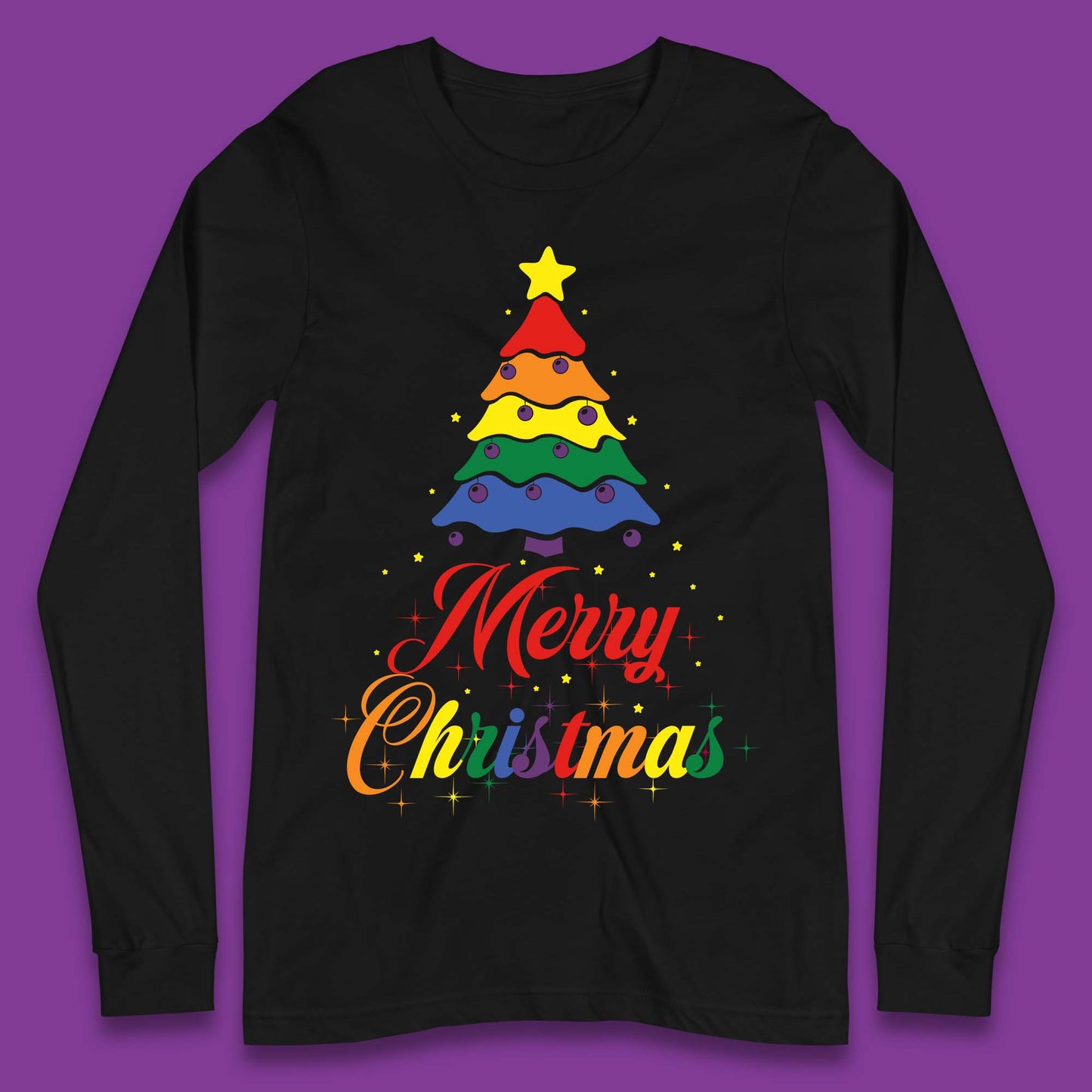 Pride Christmas Tree Long Sleeve T-Shirt