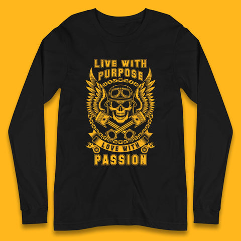 Live With Purpose Live With Passion Long Sleeve T-Shirt