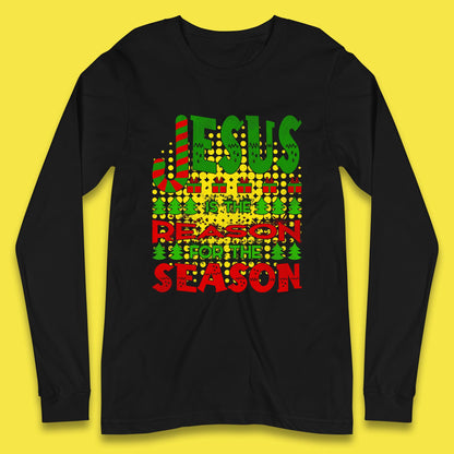 christmas jesus long sleeve t shirt