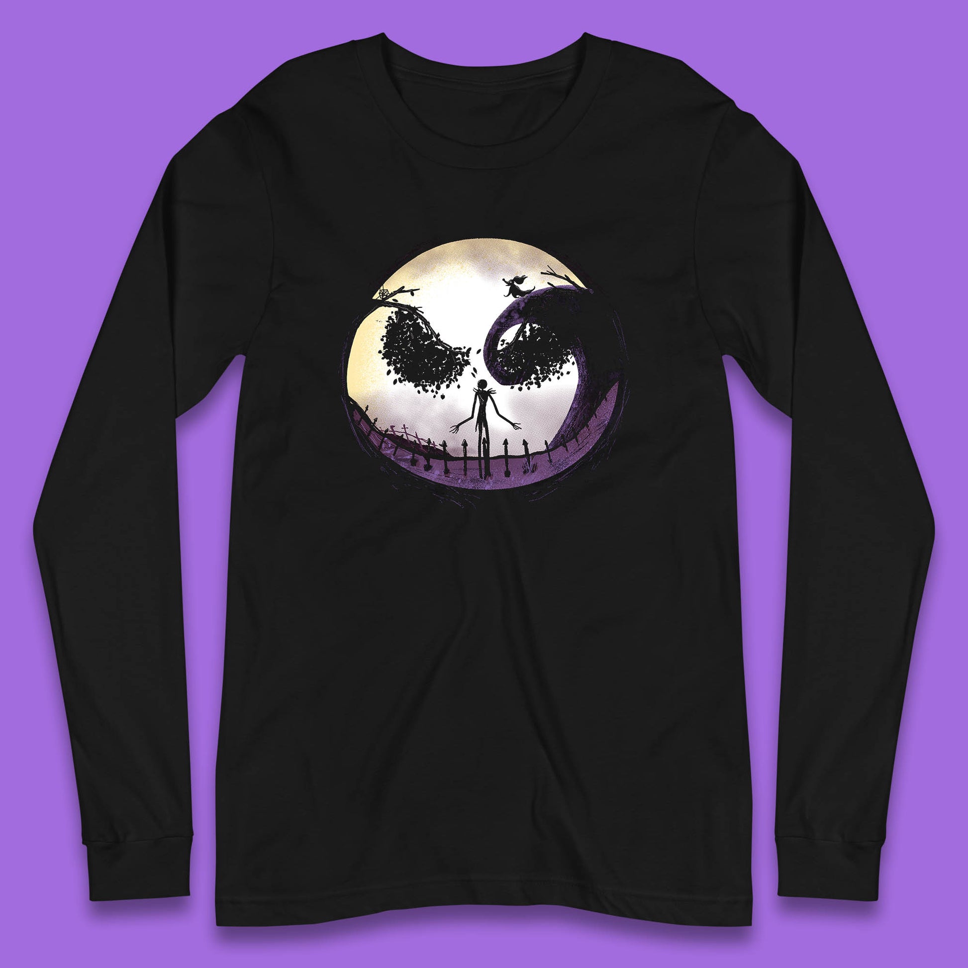 jack skellington spooky long sleeve t shirt
