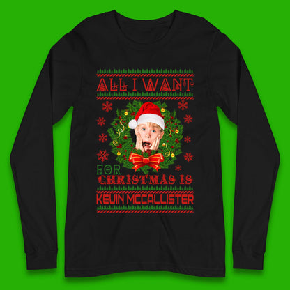 Kevin McCallister Christmas Long Sleeve T-Shirt