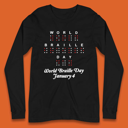 World Braille Day Long Sleeve T-Shirt
