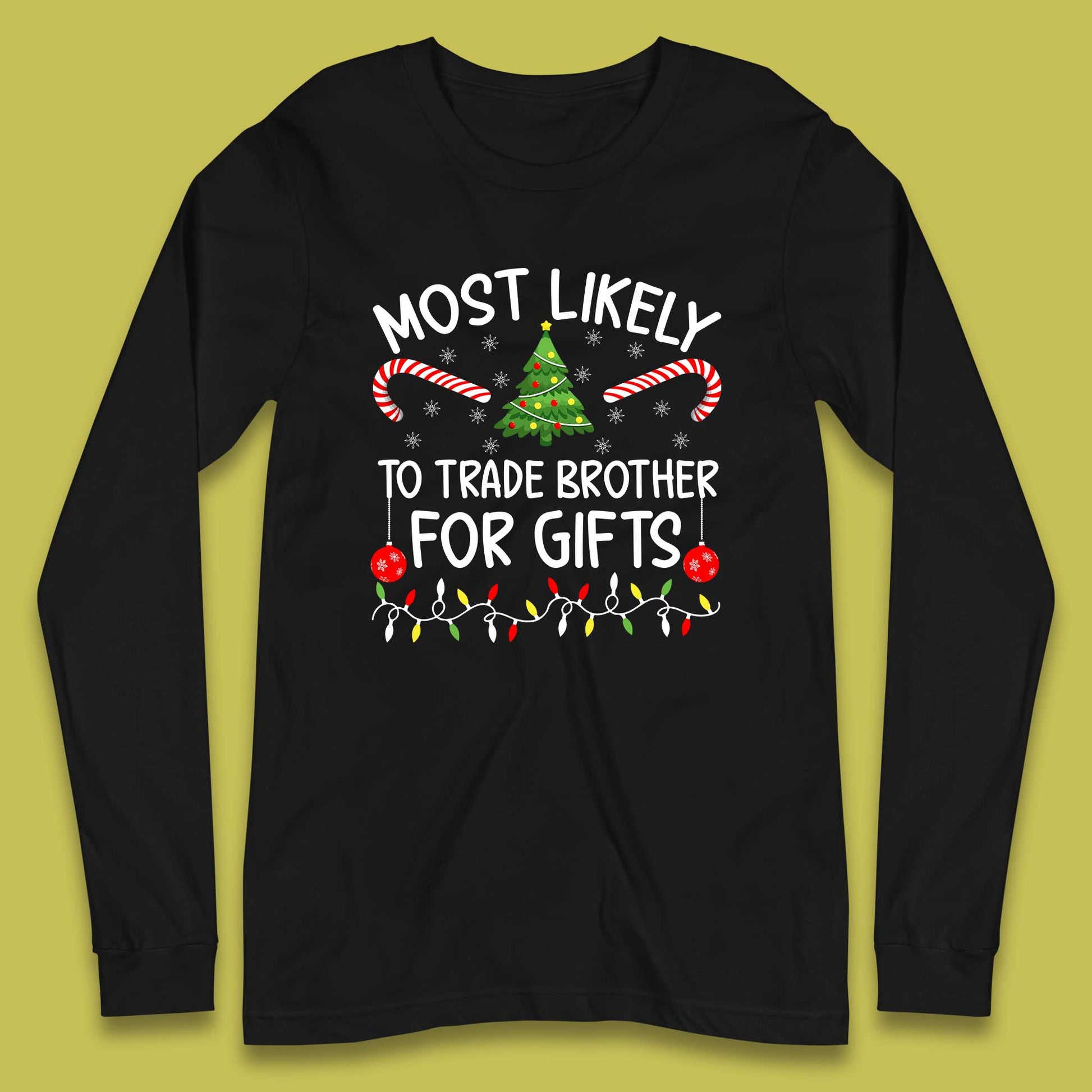 trade brother for christmas gifts long sleeve t shirt