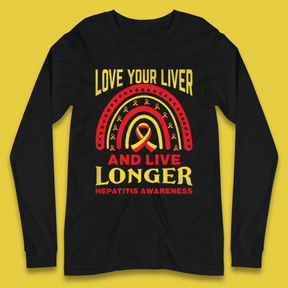 Hepatitis Awareness Long Sleeve T-Shirt