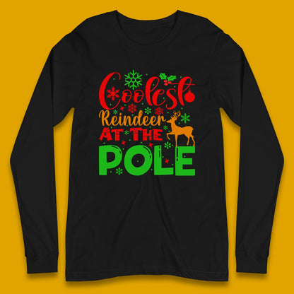 coolest reindeer long sleeve t shirt