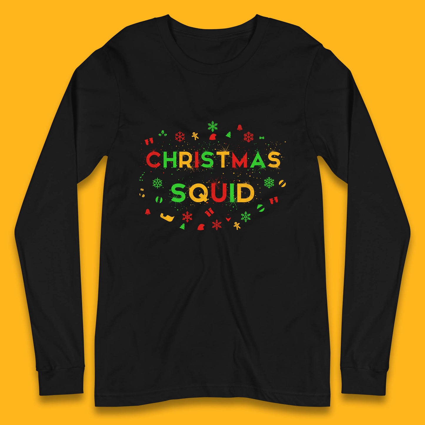 christmas squad matching long sleeve t shirt