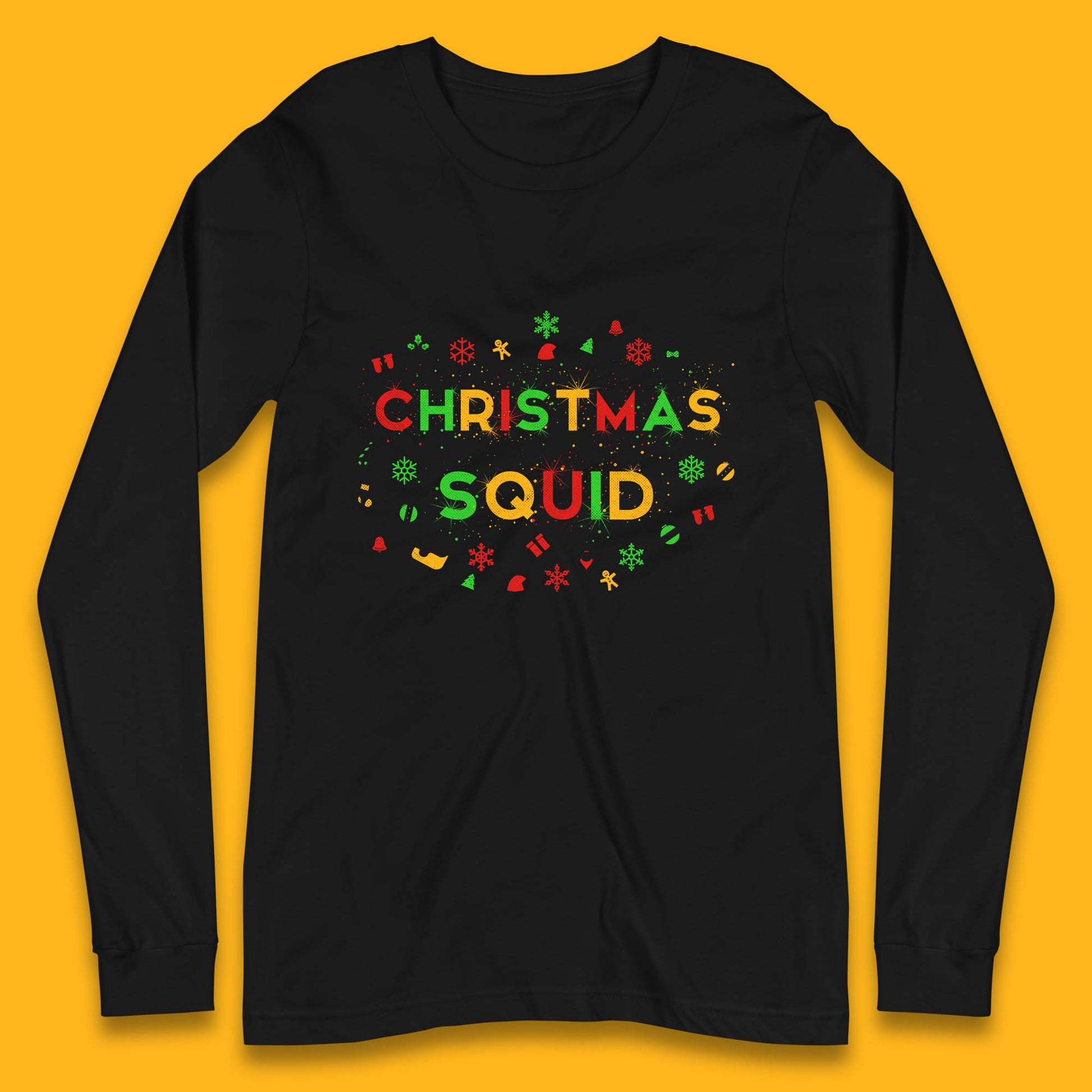 christmas squad matching long sleeve t shirt