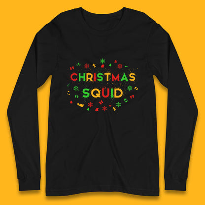 christmas squad matching long sleeve t shirt