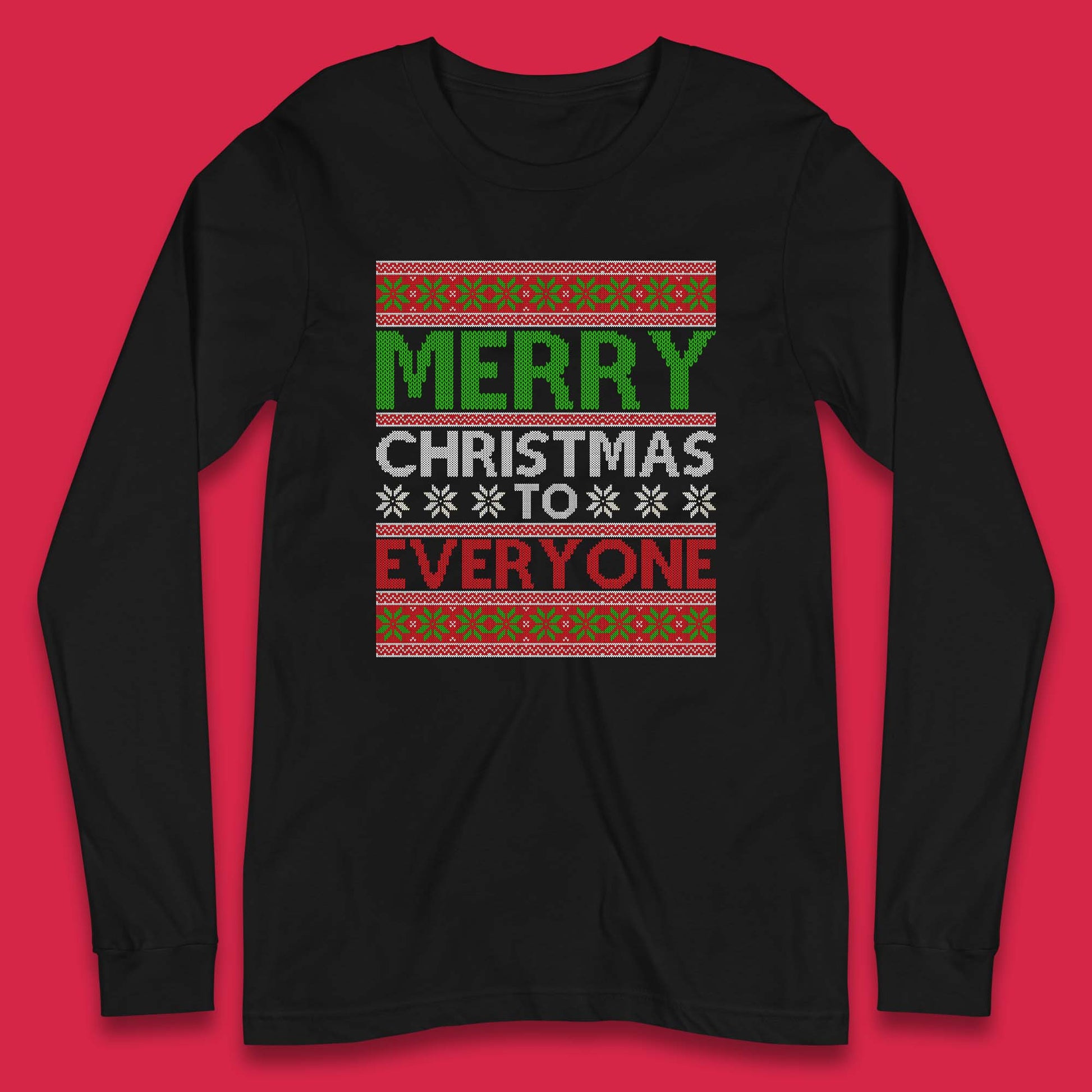merry christmas long sleeve shirt