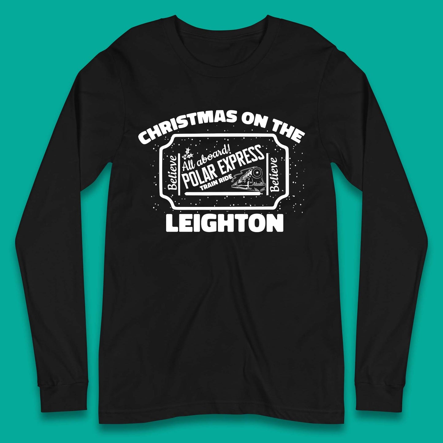 Polar Express Christmas Train Long Sleeve T-Shirt