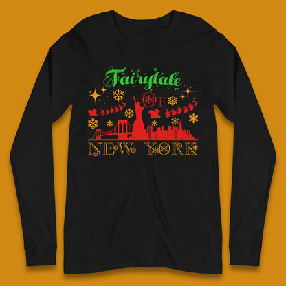 Fairytale Of New York Christmas Long Sleeve T-Shirt
