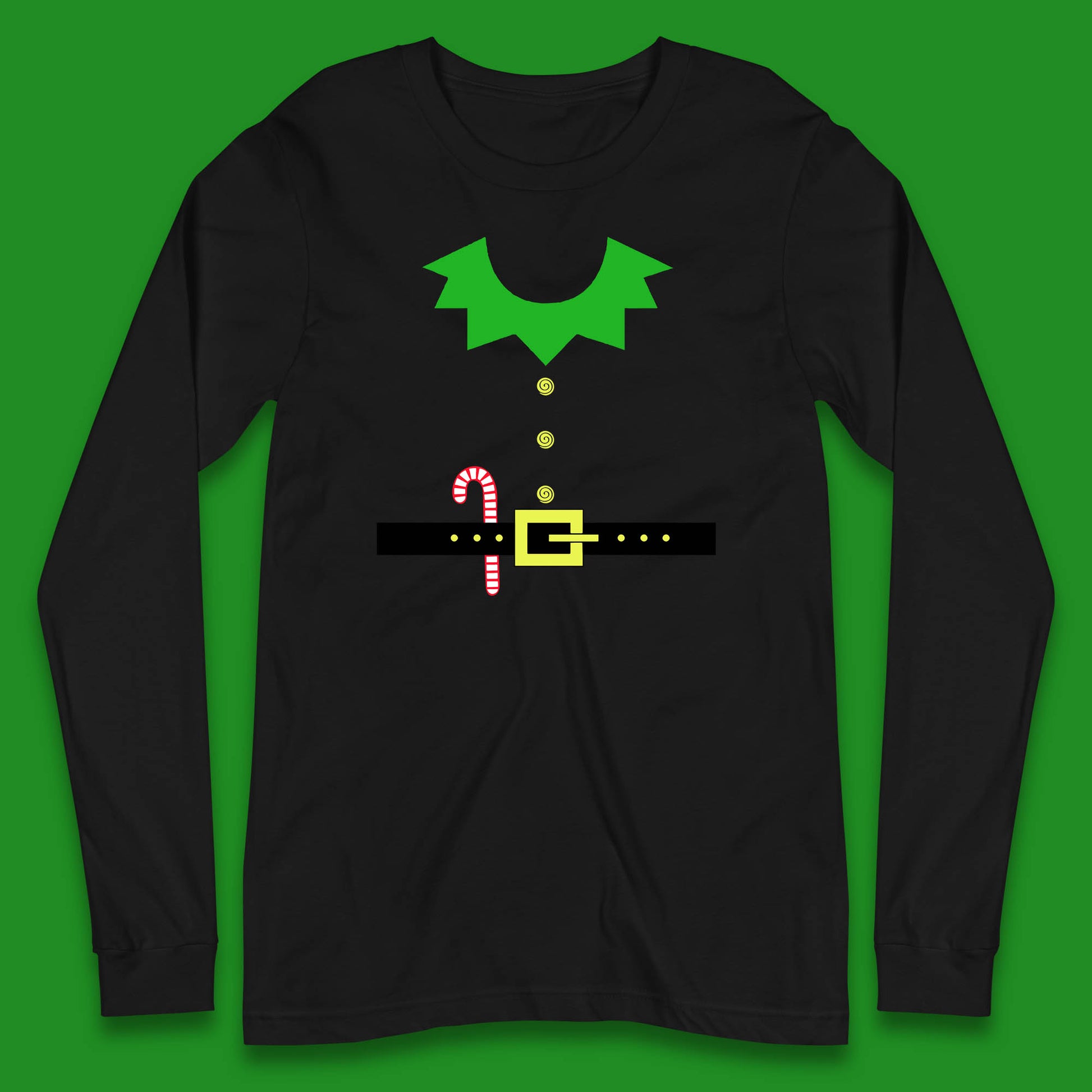 christmas elf costume christmas candy t shirt