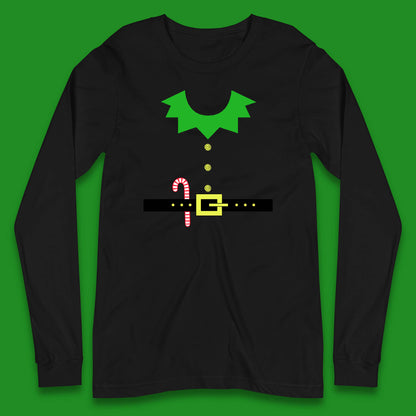 christmas elf costume christmas candy t shirt