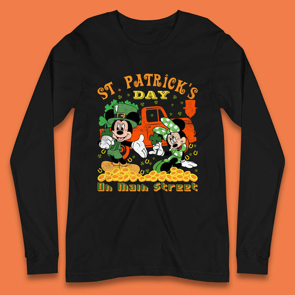 Long Sleeve Disney St Patricks Day T Shirt