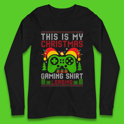 Loading Gamer Christmas Long Sleeve T-Shirt