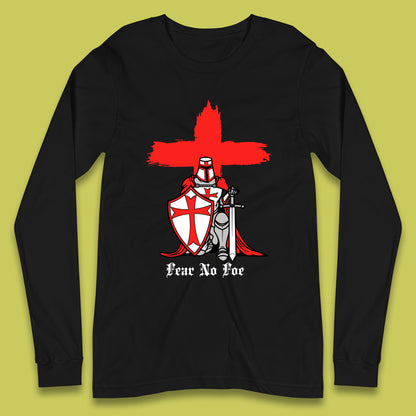 Fear No Foe St George's Day Long Sleeve T-Shirt