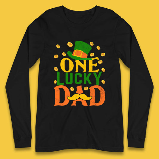 One Lucky Dad Patrick's Day Long Sleeve T-Shirt