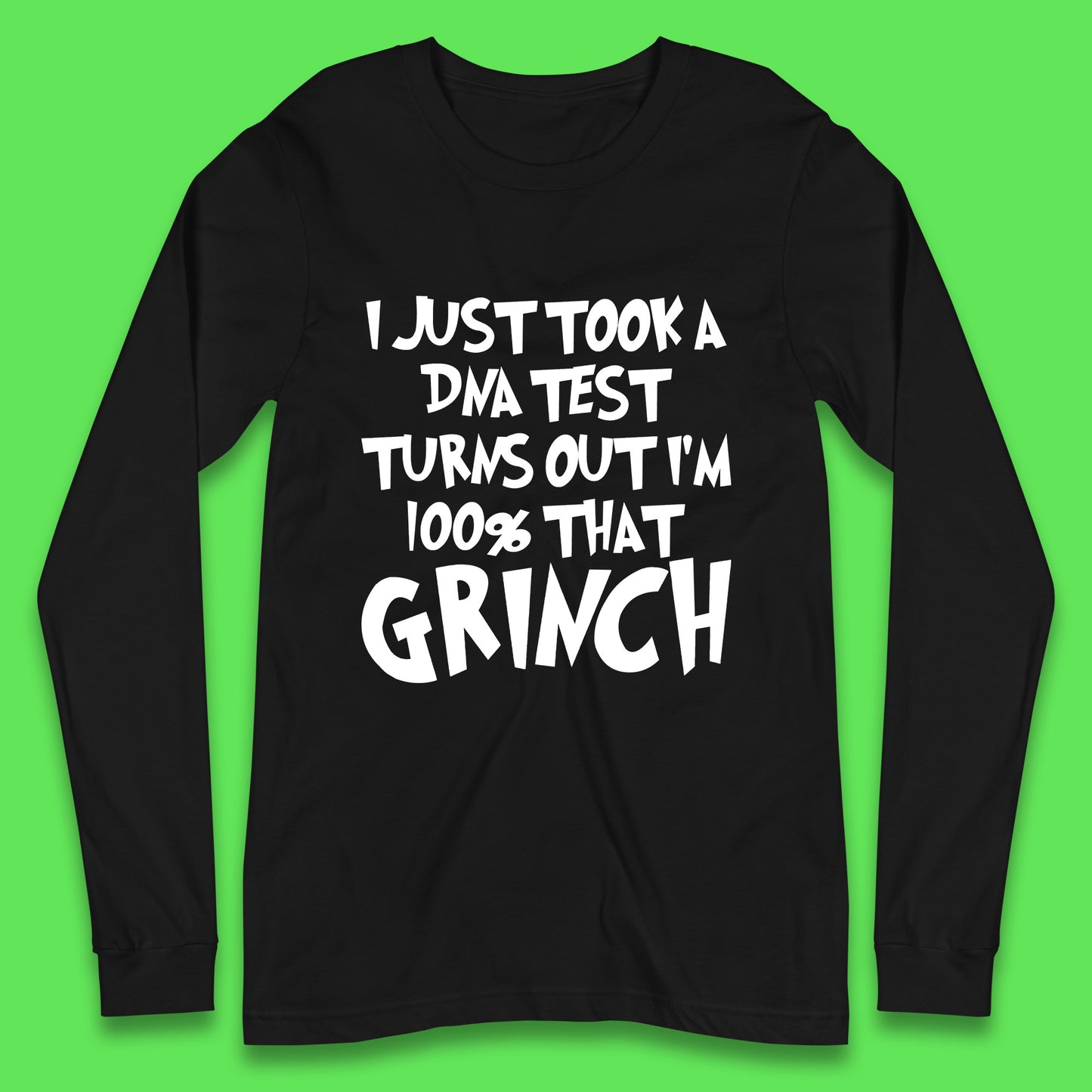 christmas grinch long sleeve t shirt
