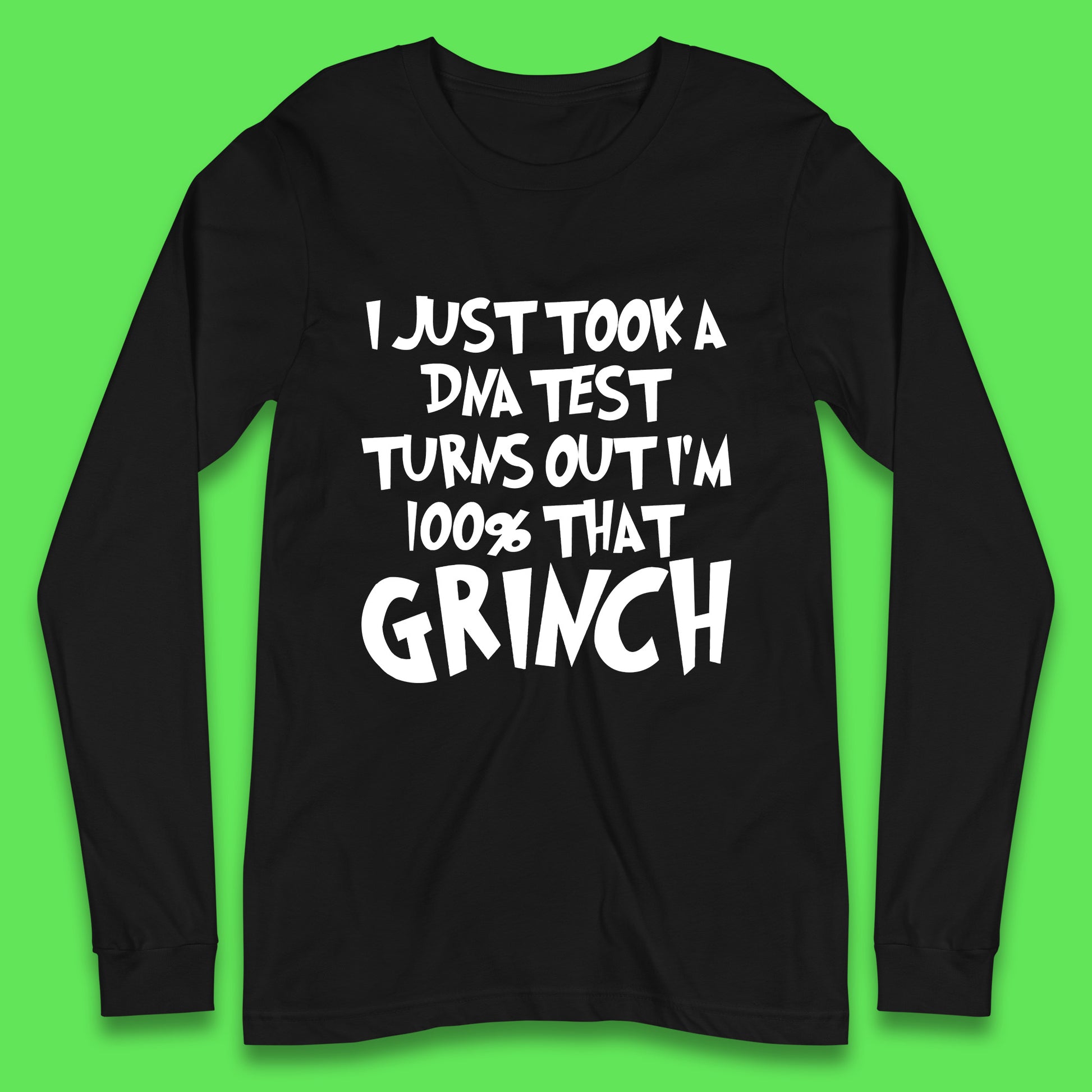 christmas grinch long sleeve t shirt