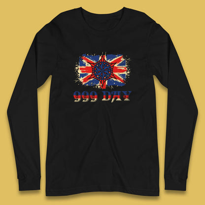 Emergency Services Day 999 Days United Kingdom Annual Holiday Long Sleeve T Shirt
