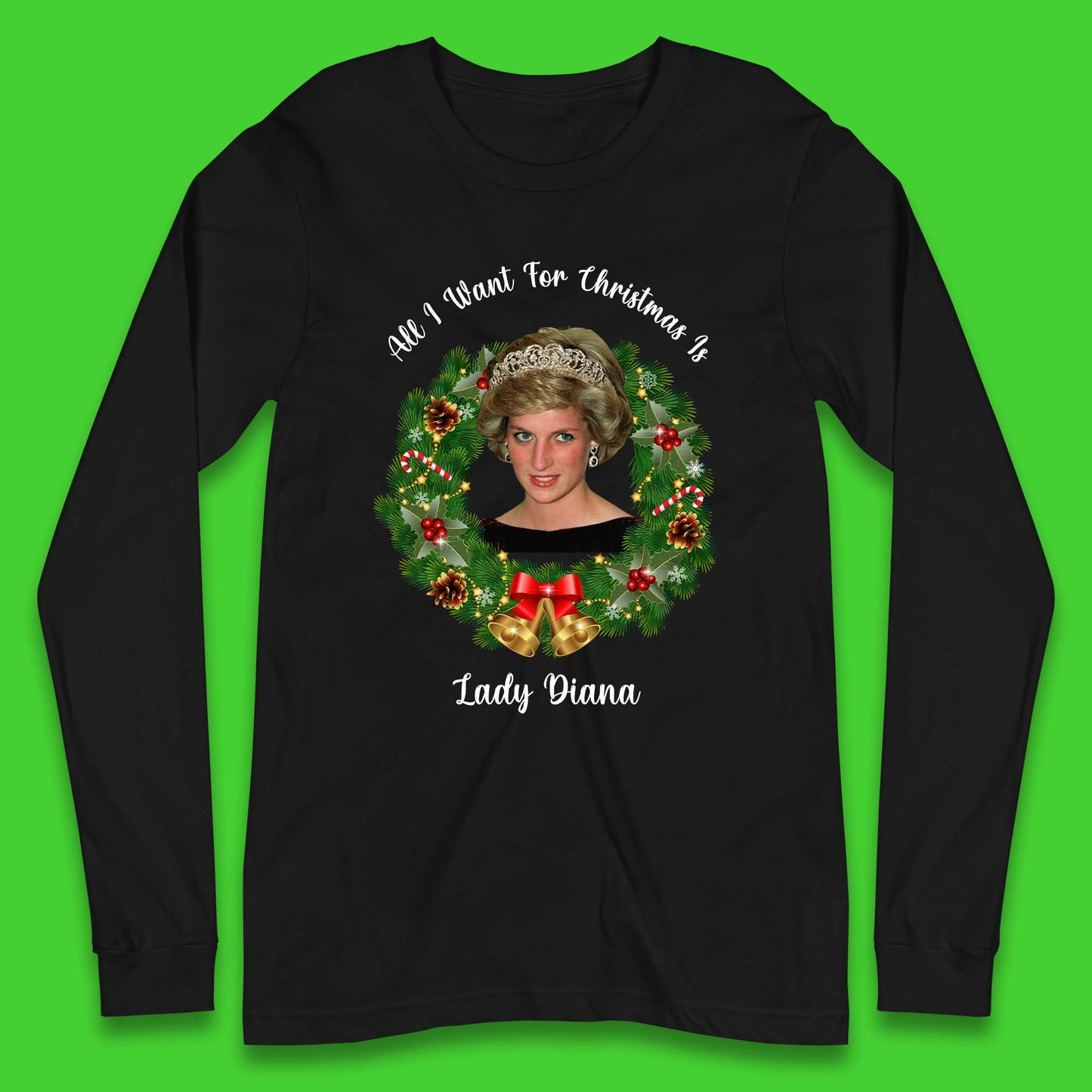 Lady Diana Christmas Long Sleeve T-Shirt