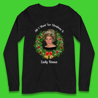 Lady Diana Christmas Long Sleeve T-Shirt
