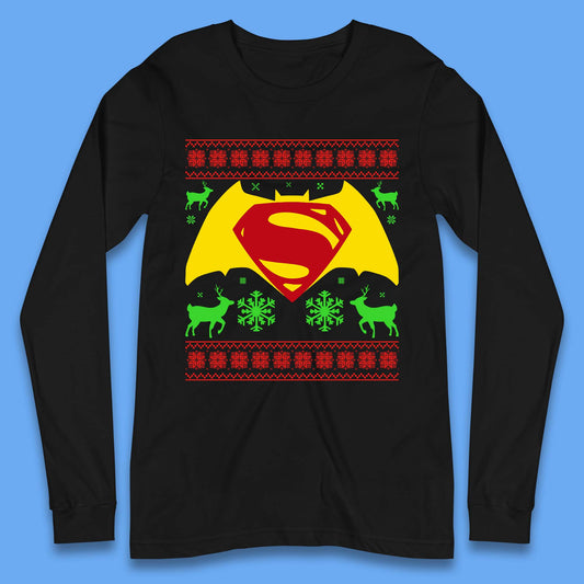 Batman V Superman Christmas Long Sleeve T-Shirt