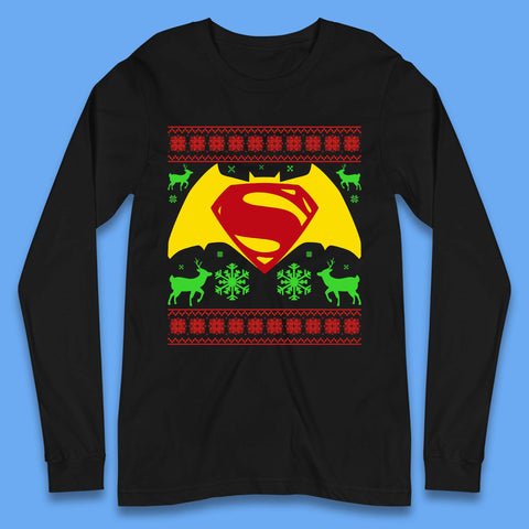 Batman V Superman Christmas Long Sleeve T-Shirt