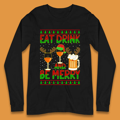 Christmas Drinking Long Sleeve T-Shirt