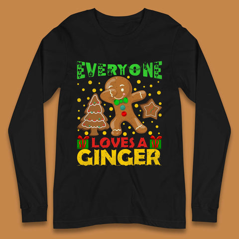 Dabbing Gingerbread Christmas Long Sleeve T-Shirt