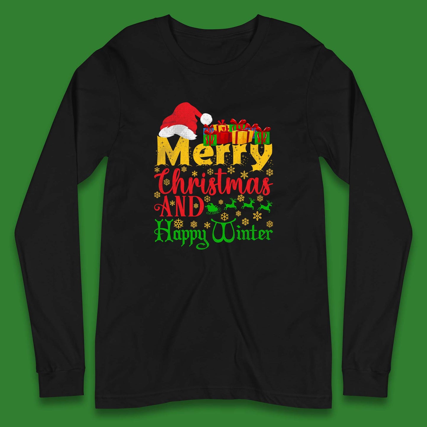 merry christmas and happy winter t shirt