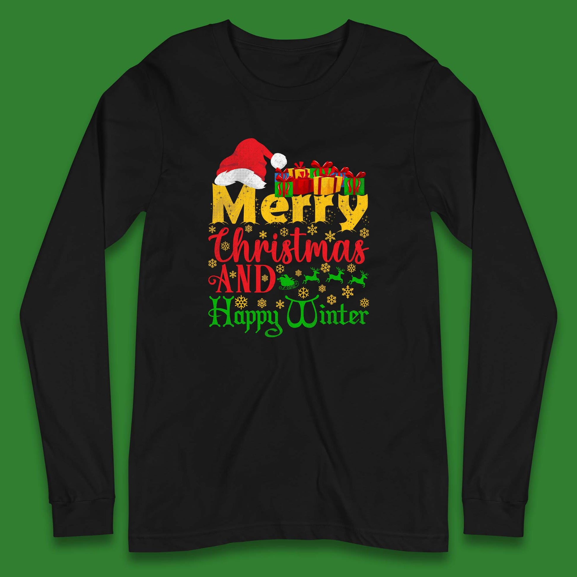 merry christmas and happy winter t shirt