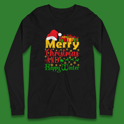 merry christmas and happy winter t shirt