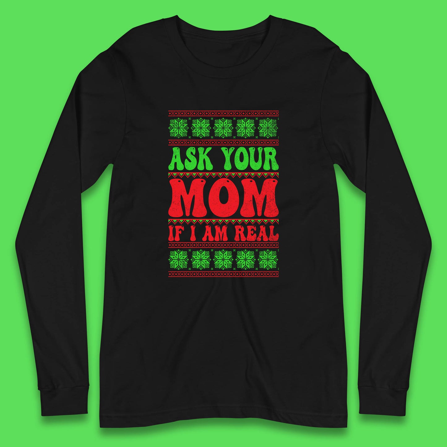 christmas santa festive long sleeve t shirt