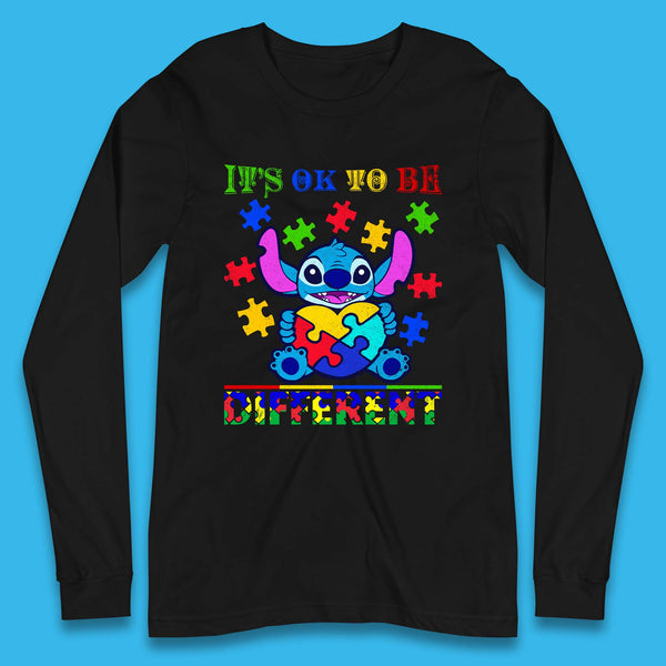 Disney Stitch Autism Long Sleeve T-Shirt
