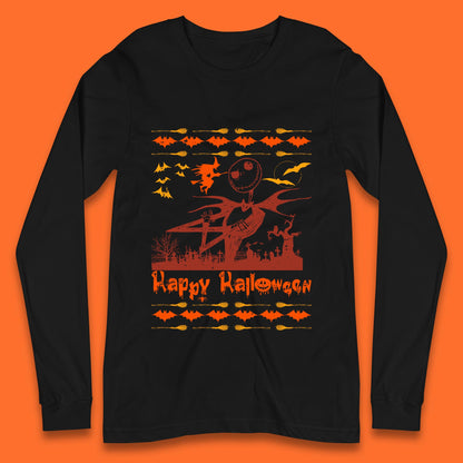 happy halloween long sleeve t shirt