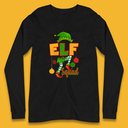 elf squad christmas long sleeve t shirt