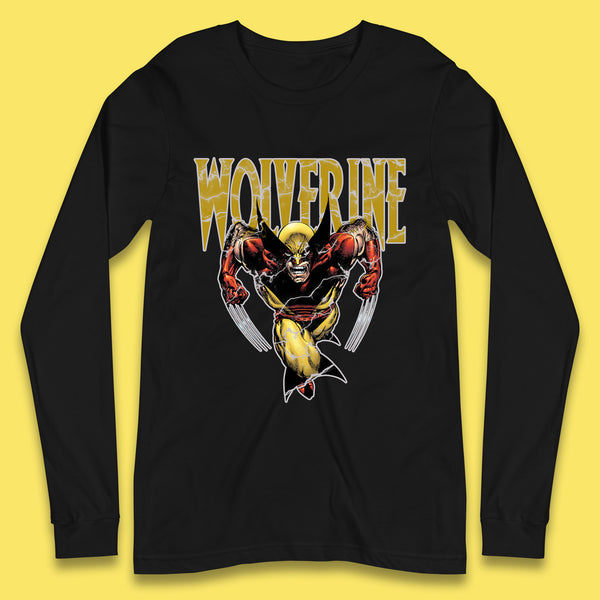 Wolverine Comic book character Marvel Comics Vintage Marvel Wolverine Long Sleeve T Shirt