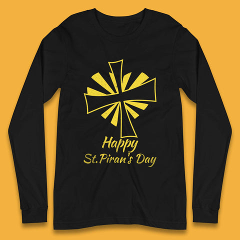 Happy Saint Piran's Day Long Sleeve T-Shirt