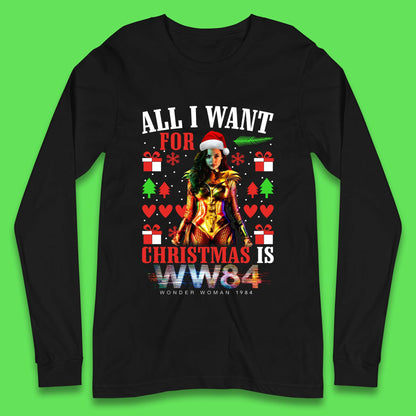 Wonder Woman 1984 Christmas Long Sleeve T-Shirt