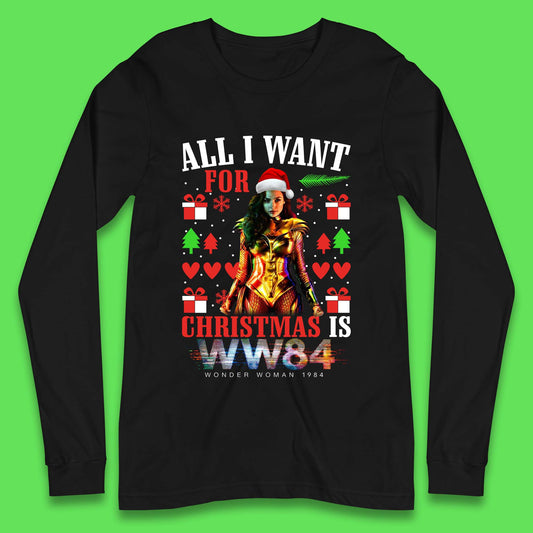 Wonder Woman 1984 Christmas Long Sleeve T-Shirt