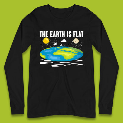 The Earth Is Flat Long Sleeve T-Shirt