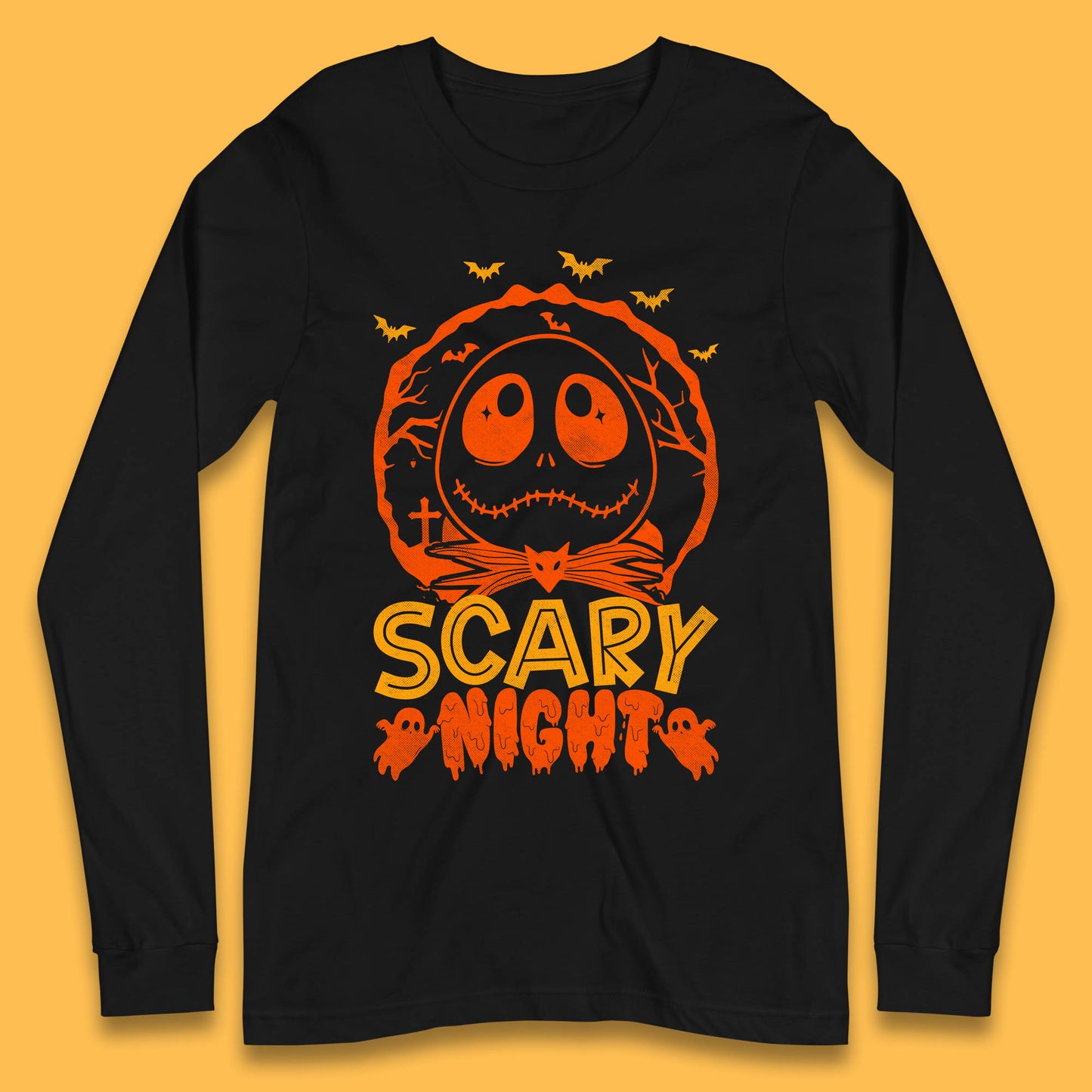 jack skellington long sleeve t shirt