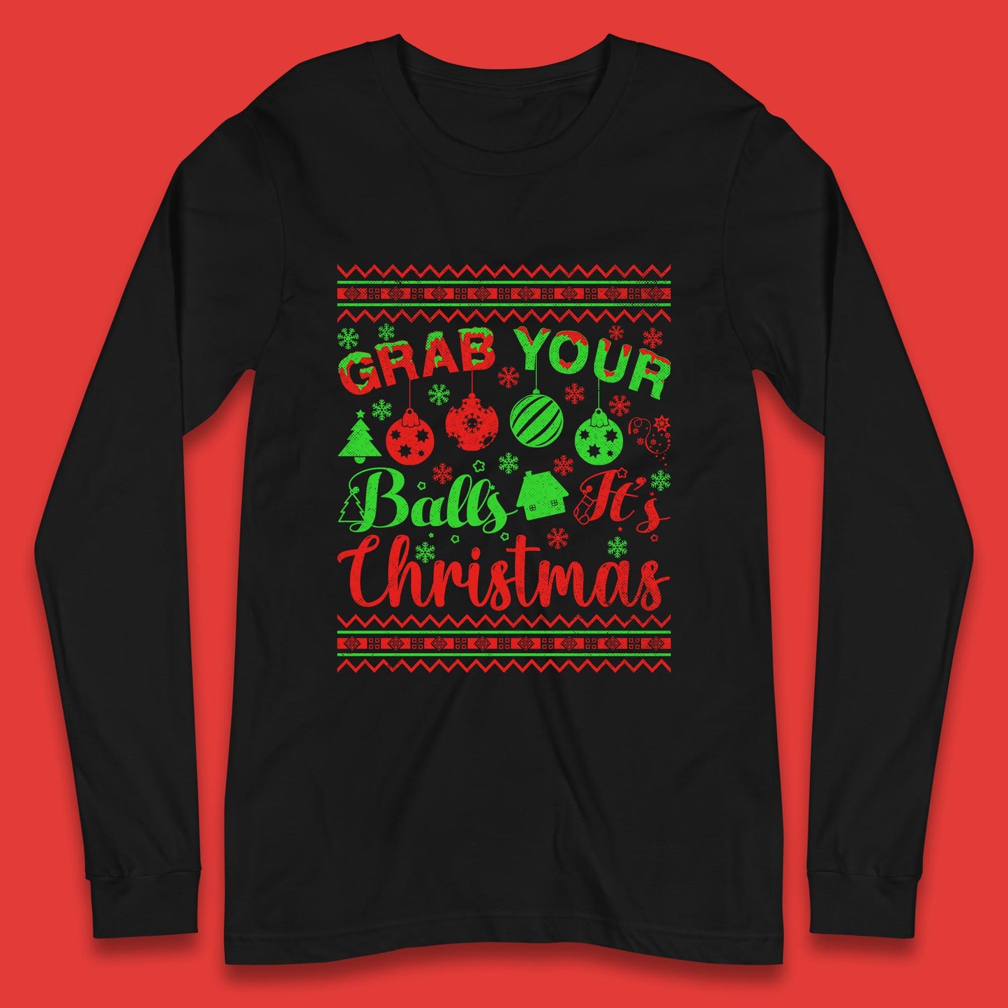 christmas ornament long sleeve t shirt